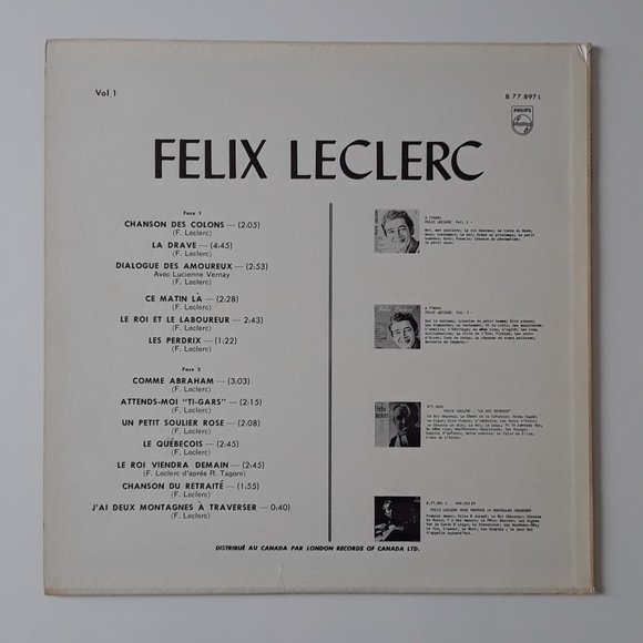 Felix Leclerc. Et sa guitare. 1958 - Picture 2 of 4